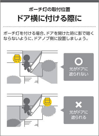 玄関照明門柱灯門灯LED付白熱球40W相当防雨型高さ368×幅164黒色照明器具