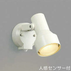 露天 ともし火 注目の的 LED付 人感感知器付 タイマー付 ON-OFF手あい 白熱球100W好いかげんに 散光  防雨型 象牙色 ともし火手道具