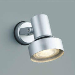 【8%OFF引き換え証～6/4 14時まで】【廃盤】室外 点火装置 注目の的 LED一体型 光束球75W好いかげんに 中角 防雨型 シルバーメタリック 直付 壁付 床付初っ切り 点火装置物の具