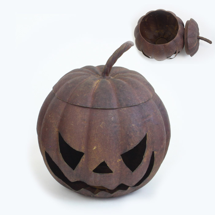 楽天市場】ハロウィン 飾り カボチャ パンプキン オーナメント メタル