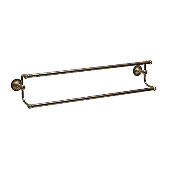 専門店では タオルハンガー 全品p5倍 1 28 木 1 59迄 Diy 内装 サニタリー 台所 キッチン トイレ 洗面 ソリッドブレスシリーズ W702 H145mm 茶 ブラウン 古色仕上げ An Sb 68 タオルバー二段 ダブル おしゃれ タオル掛け 真鍮 タオルハンガー Dgb Gov Bf