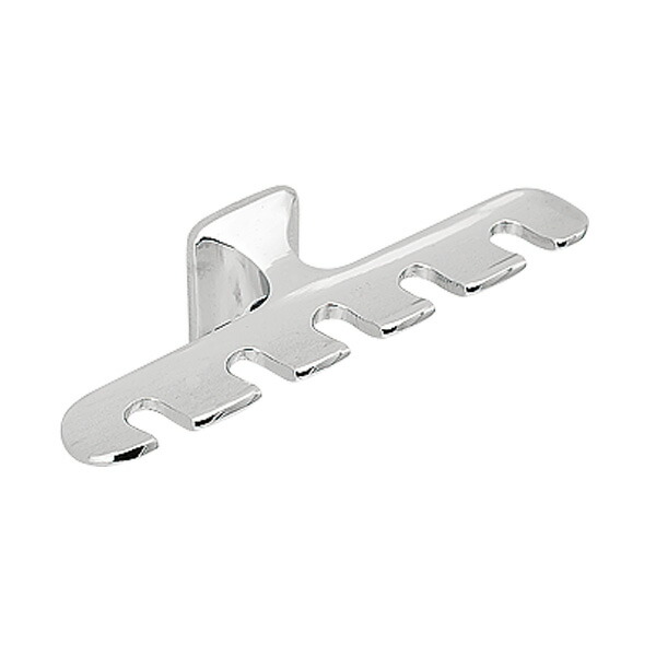 100円offクーポンあり 歯ブラシホルダー 壁付 おしゃれ 真鍮 高級 ハブラシホルダー Cr クロムメッキ仕上げ シルバー 銀 幅118 高さ41 奥行40mm スタンダードシリーズ 5本掛け 洗面 バス お風呂 ホテル 清潔 贈り物 ギフト Diy 高級 歯磨き 歯ブラシ 洗顔 洗面 脱衣室