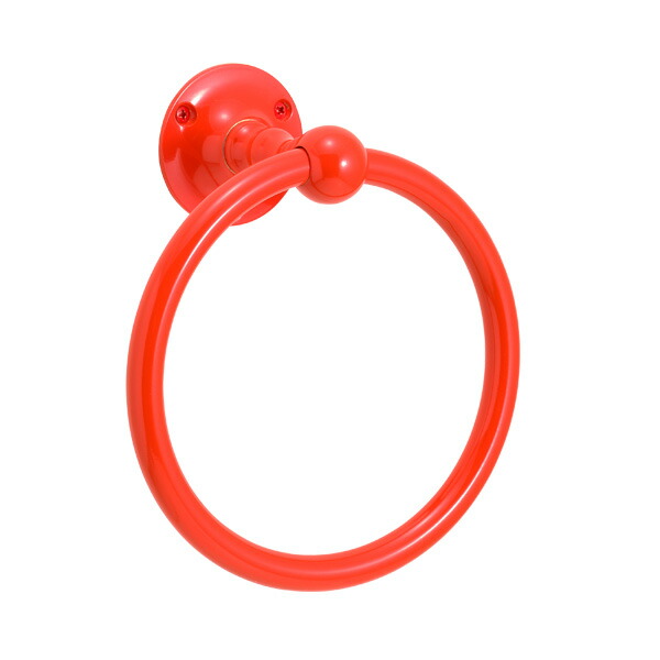 【10%OFF！百貨店SALE特価】 西洋手ぬぐいハンガー 金管楽器 西洋手ぬぐい掛け 今めかしい 西洋手ぬぐい輪っか SB OG 60sオレンジ色完成 オレンジ色 W155×H175粍 ソリッドブレスシリーズ 洗面 室内用便器 勝手もと 勝手もと サニタリー 室内装飾 DIY