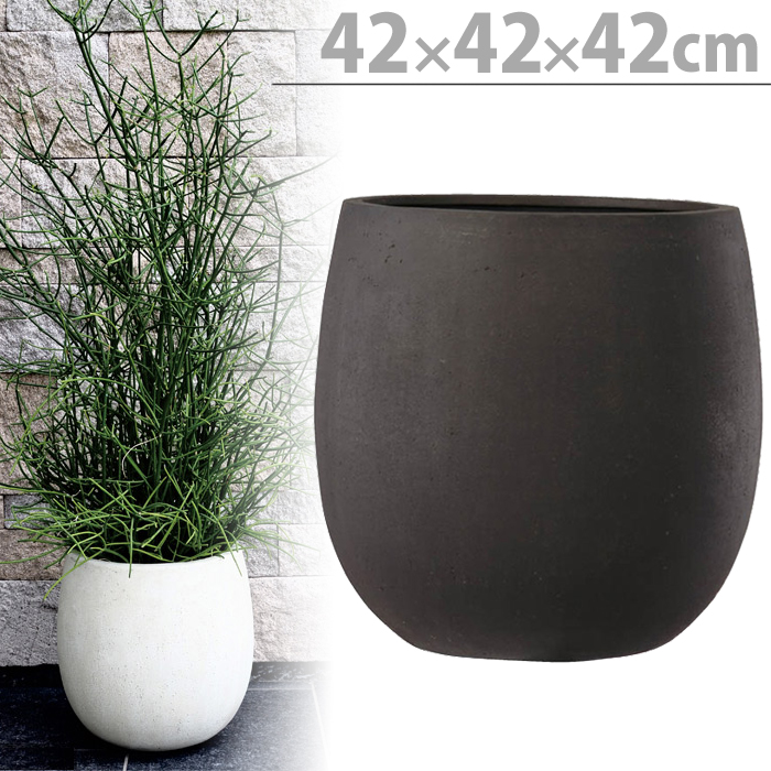 プランター　植木鉢　大型　丸型　FRP材質　割肌　ガーデニング　園芸用品 楽天市場】プランター 大型 植木鉢 円形 FRP 鉢 おしゃれ