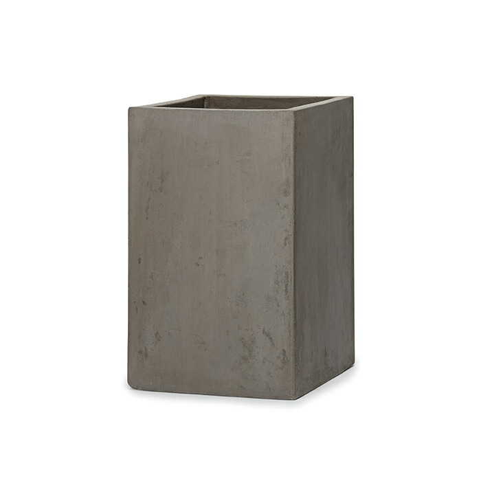 無料長期保証 楽天市場 プランター 大型 植木鉢 正方形 ファイバー強化セメント 鉢 おしゃれ コンカー ピラー グレー 幅350 奥行350 高さ550 穴あり ガーデニング 園芸用品 庭 深型オーナメント ガーデン ギフト 贈り物 エストアガーデン 国際ブランド Lexusoman Com