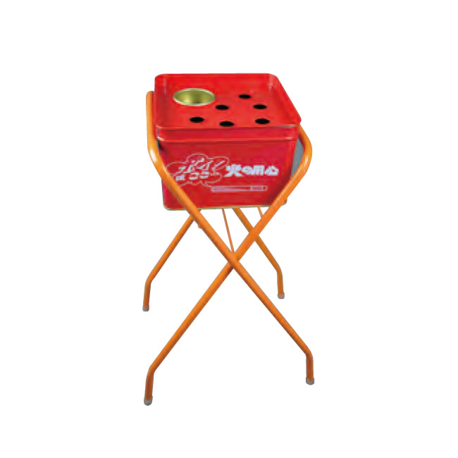 楽天市場】灰皿 スタンド式 スイガラ入れ 水タンク付き半缶吸殻入れ