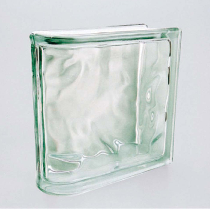 宅送 ガラスブロック 屋外壁 間仕切壁 インドネシア ガラスブロック エンドタイプ 1面カーブ ウェーブ 6個 1セット単位 190 190 80mm 輸入品 リフォーム 新築 Diy アプローチ 人気が高い Lexusoman Com