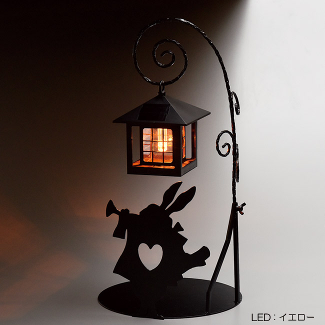 予約販売品 楽天市場 ソーラーライト 屋外 照明 ガーデンライト Led 不思議の国のアリス シルエットソーラー ラッパうさぎ 組立式 光センサー付 庭 照明器具 おしゃれ エストアガーデン 柔らかい Www Lexusoman Com