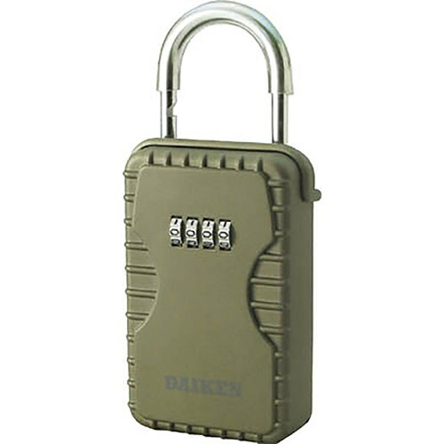 ダイケン ボックス付き南京錠 キー保管ボックス DK-N200