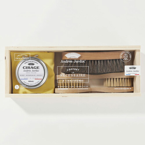 Andree Jardin(アンドレジャルダン) シューズケアキット ハンドメイド フランス ブラシ 靴 シューズ ケア プレゼント 12,057円