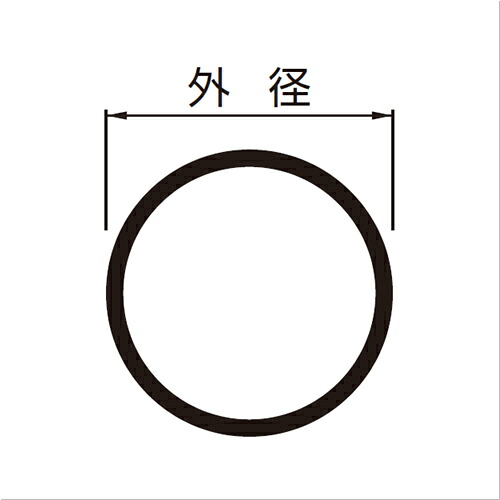 【10%OFF！百貨店SALE特価】 AL 丸煙管 1.5×32×4000