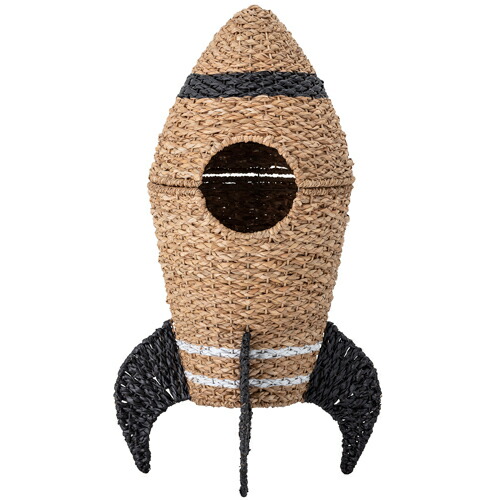 【10%OFF！百貨店SALE特価】 Bloomingville MINI(ブルーミングヴィルミニ) 蓋付き添い人提げ篭 スペースシャトル 納める提げ篭 かご カゴ 上蓋 蓋付き添い人 上蓋付き添い人 納める 提げ篭 片付け 赤ちゃん キッズ 赤ちゃん 片付け 小入れもの 手あそび入れ お水風信子