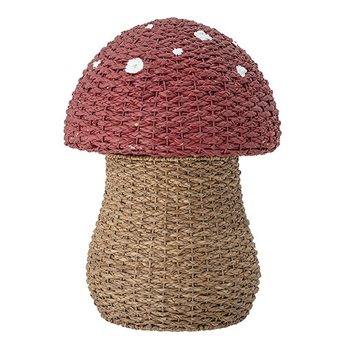 Bloomingville MINI(ブルーミングヴィルミニ) 蓋付き添い人提げ篭 茸