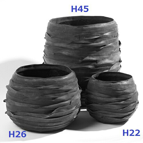 【10%OFF！百貨店SALE特価】 SERAX(セラックス) 天然ゴム軍事基地 XL H22 8号  鉢取りまかなう プランターカバー ポット 観葉草木 室内 屋内 今めかしい