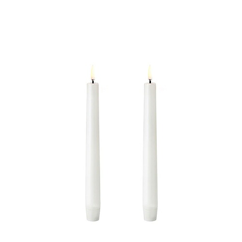 【10％OFF★4/10 1:59まで】 Piffany Copenhagen(ピファニー コペンハーゲン) LEDテーパーキャンドル ホワイト 2本セット