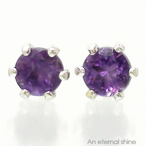 K18 一粒ピアス アメジスト 3mm 2月誕生石 k18 18金 スタッドピアス セカンドピアス 品質保証書 女性 レディース ジュエリー アクセサリー 人気 おすすめ プレゼント ギフト 贈り物 送料無料 SSS｜ネックレス指輪 Ladies Present EJ 13,860円