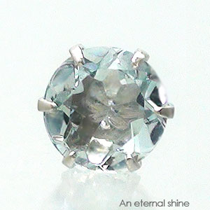 一粒ピアス 片耳ピアス 4mm アクアマリン 3月誕生石 スタッドピアス セカンドピアス 品質保証書 女性 レディース ジュエリー アクセサリー プレゼント ギフト 人気 おすすめ ポイント消化 送料無料 SSS