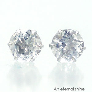 K18 一粒ピアス ブルームーンストーン 6月誕生石 4mm k18 18金 スタッドピアス セカンドピアス レディース ジュエリー アクセサリー プレゼント ギフト 人気 おすすめ SSS