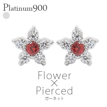 楽天市場】pt900 デマントイドガーネット & ダイヤモンド ピアス