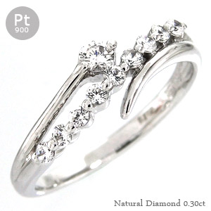 ダイヤモンド リングテンダイヤモンド pt900 プラチナ 0.3カラット 10石 記念日 指輪 婚約指輪 刻印 品質保証書 女性 レディース ジュエリー アクセサリー 人気 おすすめ プレゼント ギフト 贈り物 送料無料 SSS