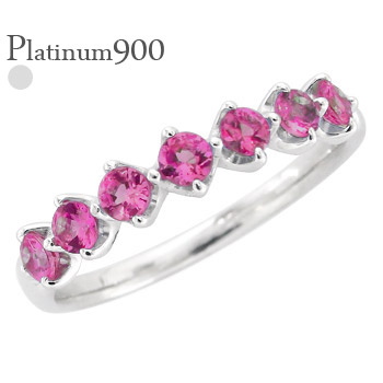 楽天市場】Pt900 フチあり ダイヤモンド ルビー リング【送料無料