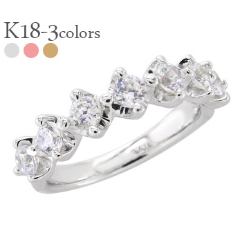 K18 エタニティリング ブルームーンストーン 6月誕生石 18金 イエローゴールド ピンクゴールド ホワイトゴールド 18k 指輪 ハーフエタニティリング 品質保証書 女性 レディース ジュエリー アクセサリー 人気 おすすめ プレゼント ギフト 贈り物 送料無料 SSS