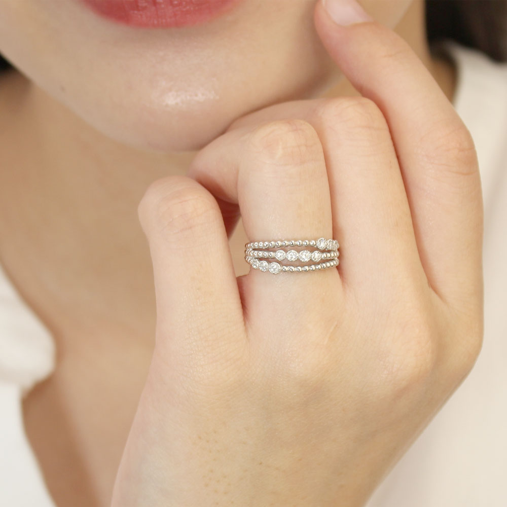 指輪 幅広 ダイヤモンド リング 3連 プラチナ900 pt900 ダイヤ 0.12ct ミル打ち 婚約指輪 刻印 品質保証書 女性 レディース ジュエリー アクセサリー 人気 おすすめ プレゼント ギフト 贈り物 送料無料 SSS｜ネックレス指輪 Ladies Present EJ