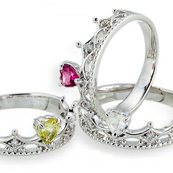 pt900 プラチナ 誕生石 ダイヤモンドリング 0.04ct ハート ティアラ 冠 ピンキーリング 指輪 リング ファランジリング ミディリング 小指 婚約指輪 刻印 品質保証書 女性 レディース ジュエリー アクセサリー 人気 おすすめ プレゼント ギフト 贈り物 送料無料