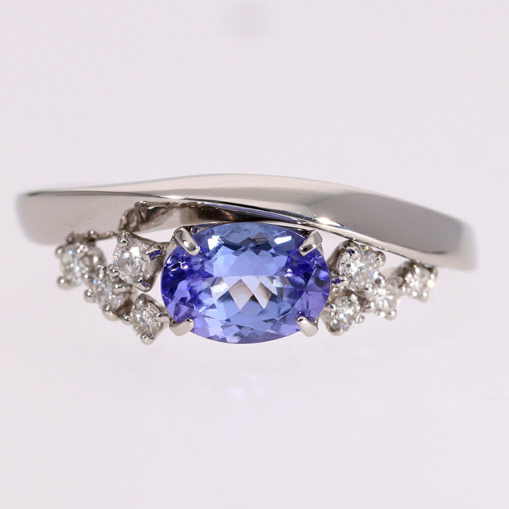 指輪 タンザナイト ダイヤモンド プラチナ 0.18ct プラチナ900 リング 婚約指輪 ring 刻印 品質保証書 女性 レディース ジュエリー アクセサリー 人気 おすすめ プレゼント ギフト 贈り物 送料無料 SSS｜ネックレス指輪 Ladies Present EJ