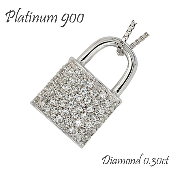 楽天市場】K18 ダイヤモンド パドロック ペンダント 南京錠