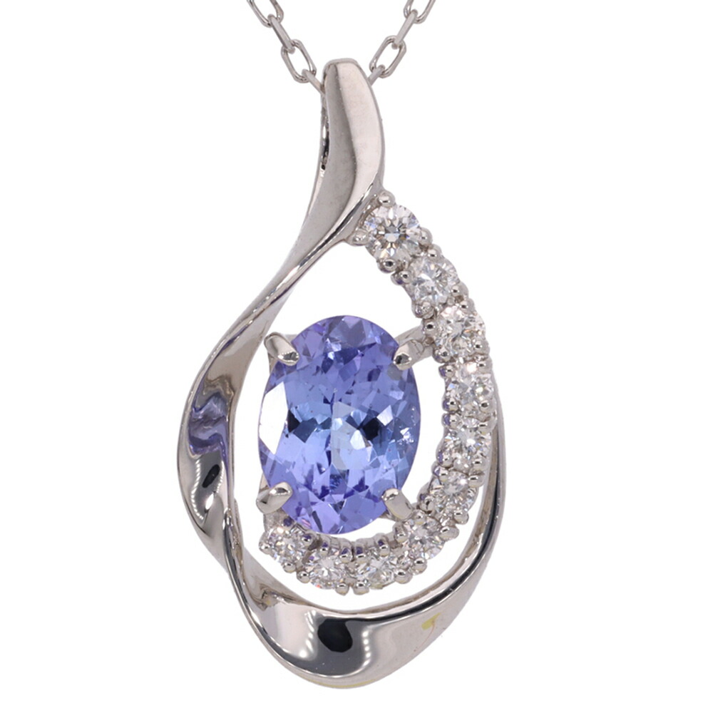 ネックレス タンザナイト ダイヤモンド プラチナ 0.14ct プラチナ900 レディース ジュエリー アクセサリー プレゼント ギフト 人気 おすすめ 送料無料 レディース ジュエリー アクセサリー プレゼント ギフト 人気 おすすめ 送料無料 SSS