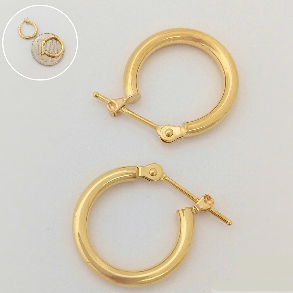 K18 2mm×15mm ピアス 18金 18k イエローゴールド フープピアス パイプピアス 輪 品質保証書 女性 レディース ジュエリー アクセサリー 人気 おすすめ プレゼント ギフト 贈り物 送料無料 SSS