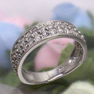 指輪 ダイヤモンド パヴェセッティング リング pt900 プラチナ 1カラット 婚約指輪 刻印 品質保証書 女性 レディース ジュエリー アクセサリー 人気 おすすめ プレゼント ギフト 贈り物 送料無料 SSS｜ネックレス指輪 Ladies Present EJ