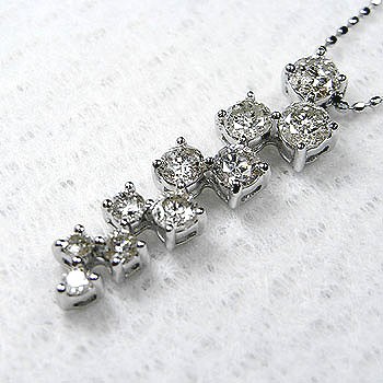 K18 ダイヤモンド ネックレス 18金 イエローゴールド ピンクゴールド ホワイトゴールド 18k 1カラット テンダイヤモンド 10石 10粒 記念日 ペンダント チェーン 品質保証書 女性 レディース ジュエリー アクセサリー 人気 おすすめ プレゼント ギフト 贈り物 送料無料 SSS|ネックレス指輪 Ladies Present EJ