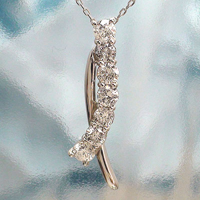 ダイヤネックレス プラチナ プラチナ900 pt900&times;ダイヤモンド&times;0.5カラット チェーン 品質保証書 女性 レディース ジュエリー アクセサリー 人気 おすすめ プレゼント ギフト 贈り物 送料無料 SSS｜ネックレス指輪 Ladies Present EJ