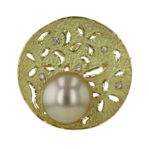 楽天市場】ともやす ブローチ 蝶 ダイヤモンド 計0.12ct 18金イエロー  