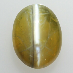 ブラジル産 天然クリソベリルキャッツアイ オーバル ルース 1.22ct 《ov_120size》 【1万円以上 ケース付 送料無料 ソーティングメモ無料】 【sale-b】【RCP】【1015】｜イー・バリュージュエリー