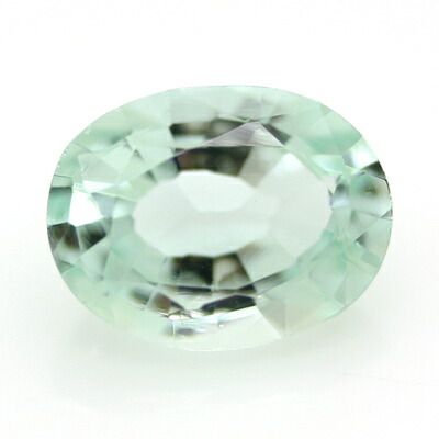 ブラジル産 天然ミントベリル 0.61ct オーバルカット ルース 宝石 裸石 《ov_110size》【 ソーティングメモ付き】【sale-a】【mtm】