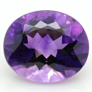 ブラジル産 天然アメジスト(紫水晶) オーバルカット ルース 6.56ct 《ov_250size》 【1万円以上 ケース付 送料無料 ソーティングメモ無料】 【sale-b】【RCP】|イー・バリュージュエリー