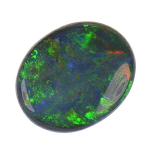綺麗な青斑♪天然ブラックオパール ルース 1.41ct 《ov_140size》 【鑑別書無料】【ケース付 送料無料】 【sale-b】【RCP】｜イー・バリュージュエリー 41,600円