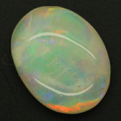 遊色の世界♪天然ホワイトオパール 1.42ct オーバルカボッション ルース 《ov_170size》【1万円以上 ケース付 ソーティングメモ無料】【RCP】【sale-a】