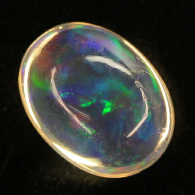 【在庫処分特価】天然メキシコオパール (ウォーターオパール) 0.69ct ルース カボッションカット ルース 宝石 裸石 10月誕生石 《ov_110size》|イー・バリュージュエリー