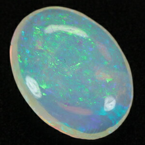 天然ホワイトオパール 1.65ct(クリスタルオパール) オーバルカボッション ルース 《ov_190size》 【1万円以上 ケース付送料無料 ソーティングメモ無料】 【sale-a】【mtm】【RCP】|イー・バリュージュエリー
