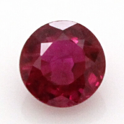 【楽天市場】【まとめ売り対象商品】ミャンマー産 天然ルビー 0.34ct ラウンドカット ルース 《rd_size》【1万円以上 ケース付 ...