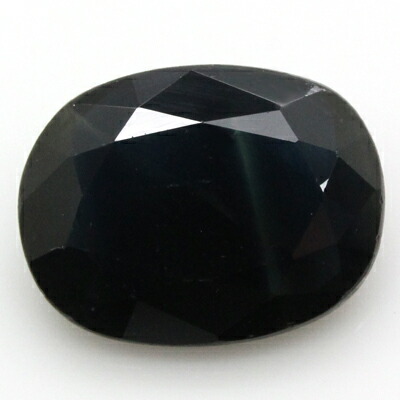 【在庫処分特価】天然サファイア 2.84ct（ブラックサファイア） オーストラリア産 オーバルカット ルース 《ov_170size》【1万円以上 ケース付 ソーティングメモ無料】【RCP】