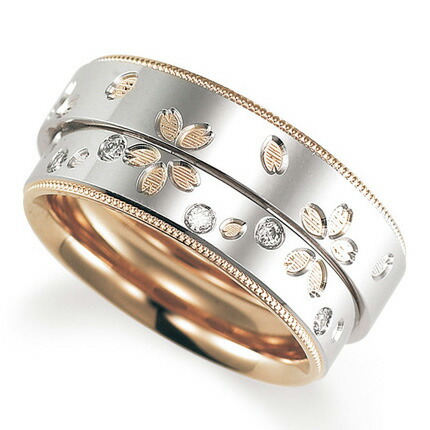 E Valuejewelry Pairing Set Of 2 Wedding Ring Forging E Valuejewelry Pairing Set Of 2 Wedding Ring Forging Manufacturing Platinum 900 K18 Pink Gold Diamond Solid M2078wr