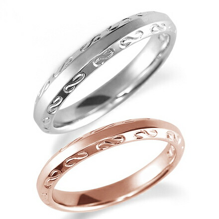 E Valuejewelry Pairing Set Of 2 Wedding Ring Rings Forged E Valuejewelry Pairing Set Of 2 Wedding Ring Rings Forged Manufacturing Hand Carving Processing K18 Pink Gold Platinum 900 S Solid M2080wr