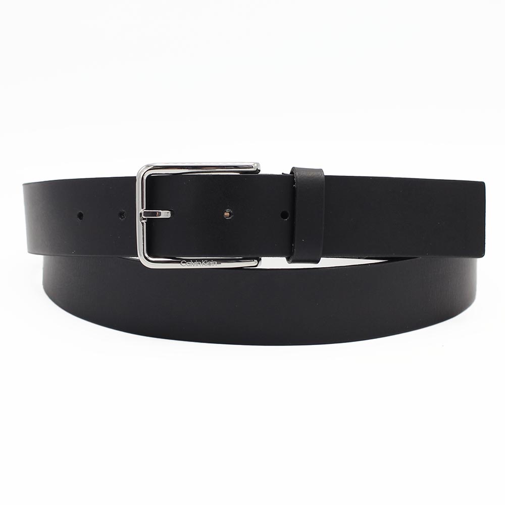 カルバンクライン　Calvin Klein　ベルト　K50K513016　ピン式　牛革　レザー　ブラック　EUROPEライン　ADJ WARMTH 35MM　アジャスタブル ウォームス