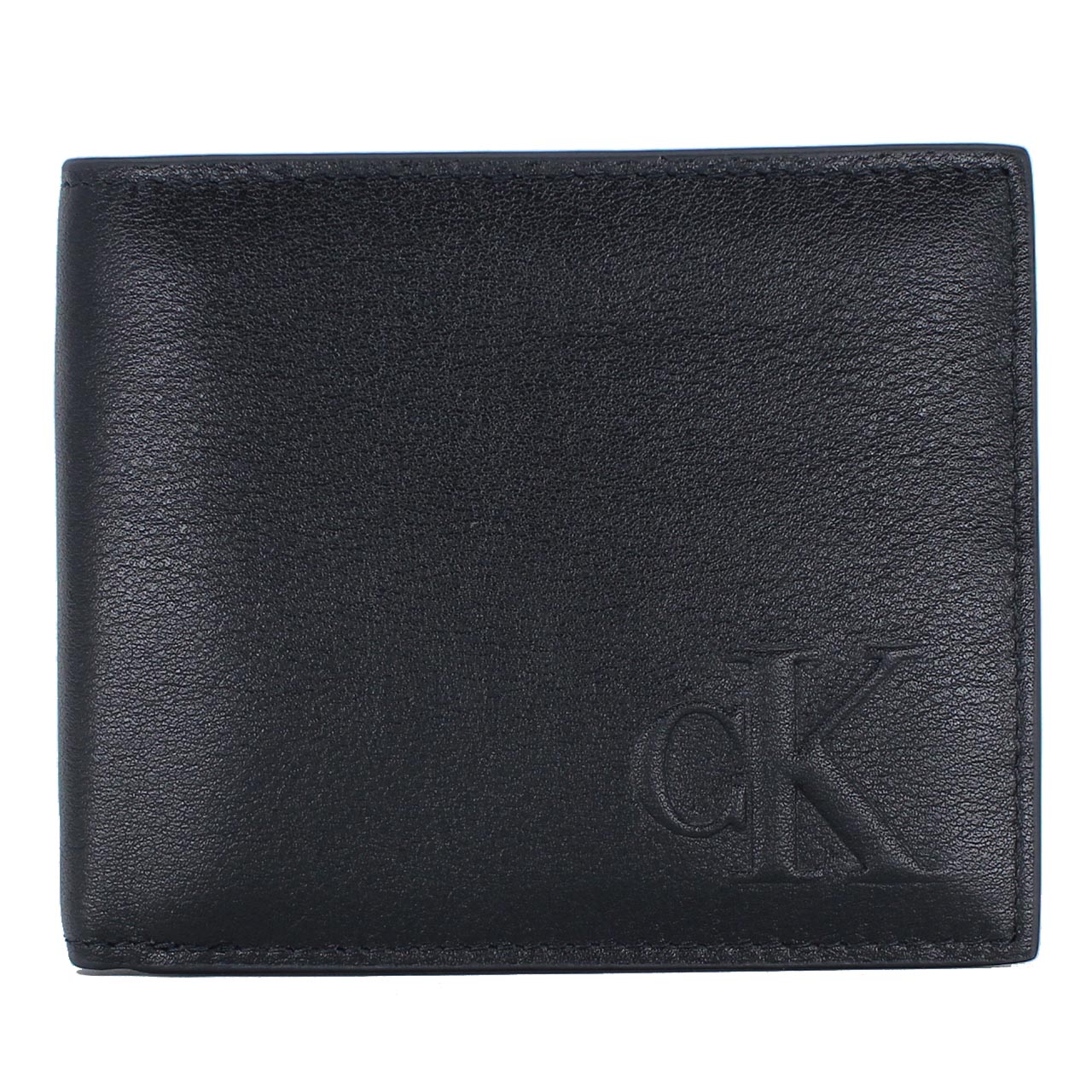 カルバンクライン CK Calvin Klein 二つ折り紙入れ LV04G1072G UB1 黒いこと BLACK フルグレインレザー BOLD CK EW BILLFOLD WITH COIN 黒板 シーケ イーダブリュ 大建築ジェラルド・r・フォード ウィズ 硬貨 Europe伝達ルート
