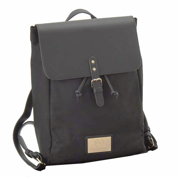 ■■■ 訳あり特価商品 ■■■ #228 GASTON LUGA ガストンルーガ 2001 CLASSY クレッシー リュック バックパック BLACK ブラック レディース メンズ 北欧 スウェーデンブランド ※※ 前面のロゴプレートが若干ななめに取り付けられております。